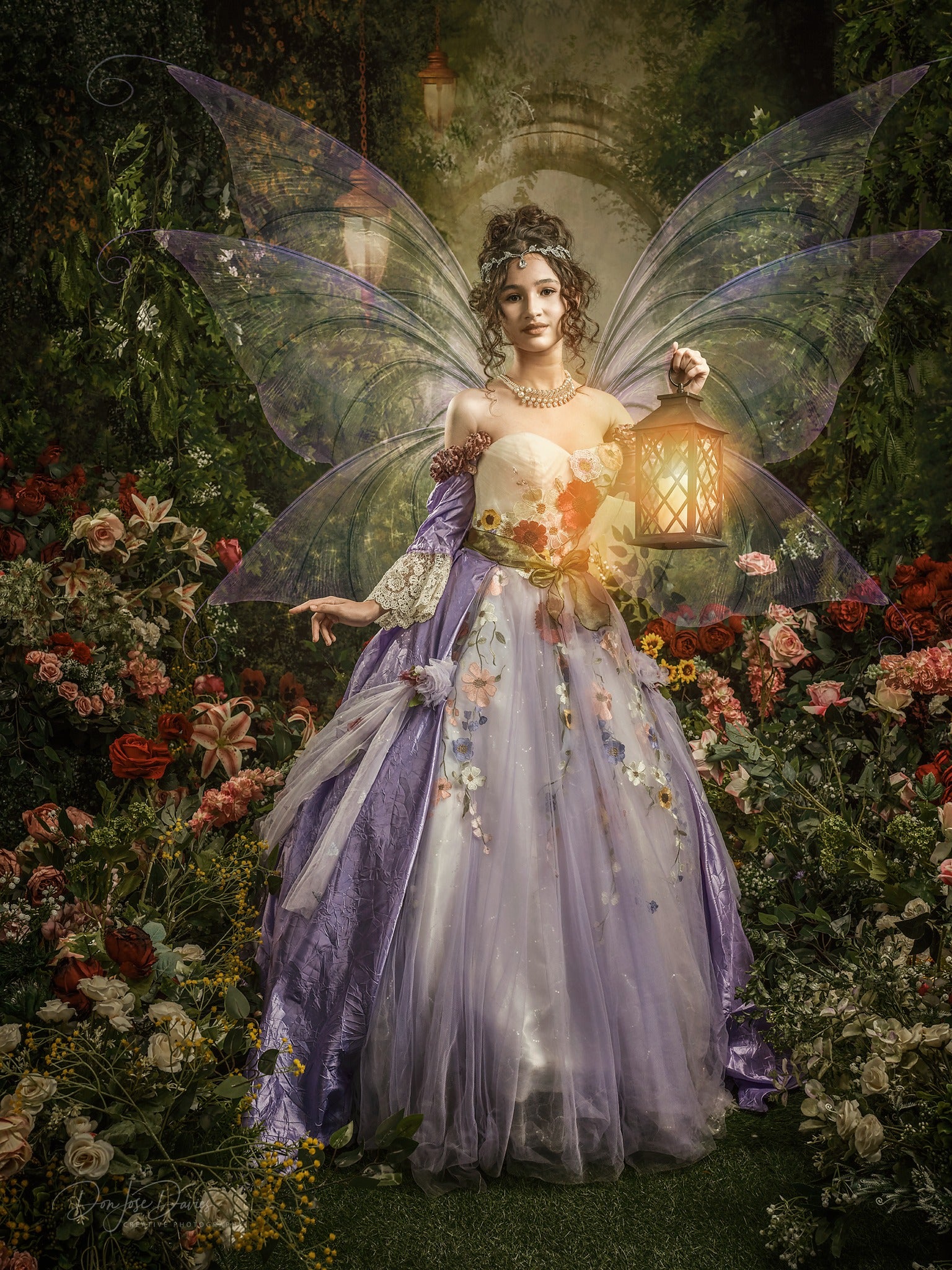 Kate Printemps Vert Onirique Conte de fées Toile de fond pour la photographie - Kate Backdrop FR