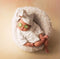 Mini canapé nouveau-né blanc + peignoir tenue bébé accessoires photo nouveau-né - Kate Backdrop FR