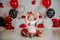 Kate Petite Coccinelle Anniversaire Enfant Toile de fond conçue par Mandy Ringe - Kate Backdrop FR
