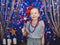 Katebackdrop£ºKate blue red star backdrop for cake smash Backdrop designed by Studio Gumot
