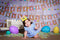 Katebackdrop£ºKate Easter Wood with Rabbit Decoration Backdrop for Photography designed by Jerry_Sina