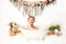 Kate Rose Guirlande Fête des mères Toile de fond pour la photographie - Kate Backdrop FR