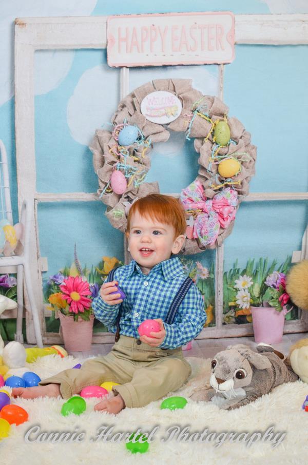 Katebackdrop£ºKate Rabbits Decorations Easter Spring Children Backdrop for Photography Designed by Erin Larkins