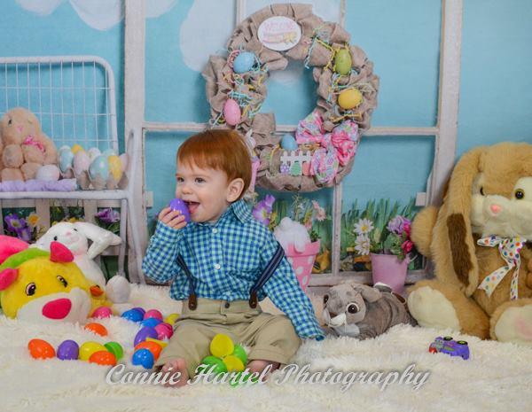 Katebackdrop£ºKate Rabbits Decorations Easter Spring Children Backdrop for Photography Designed by Erin Larkins