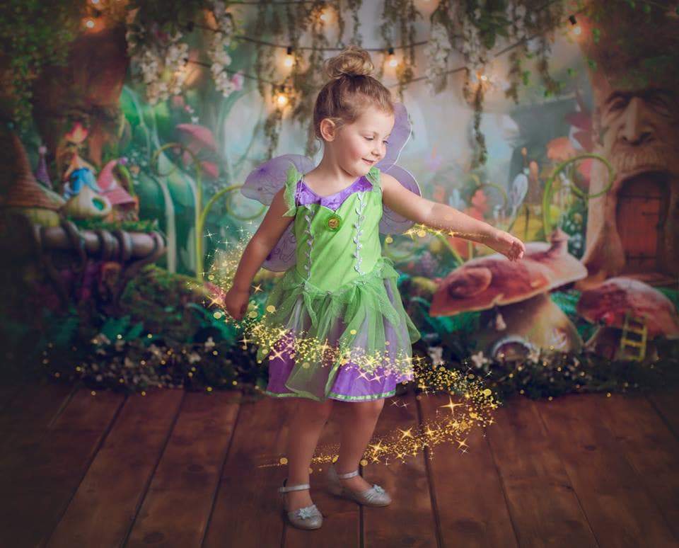 Kate Children Fairy Tale Wonderland Forest Mushrooms Backdrops - Katebackdrop
