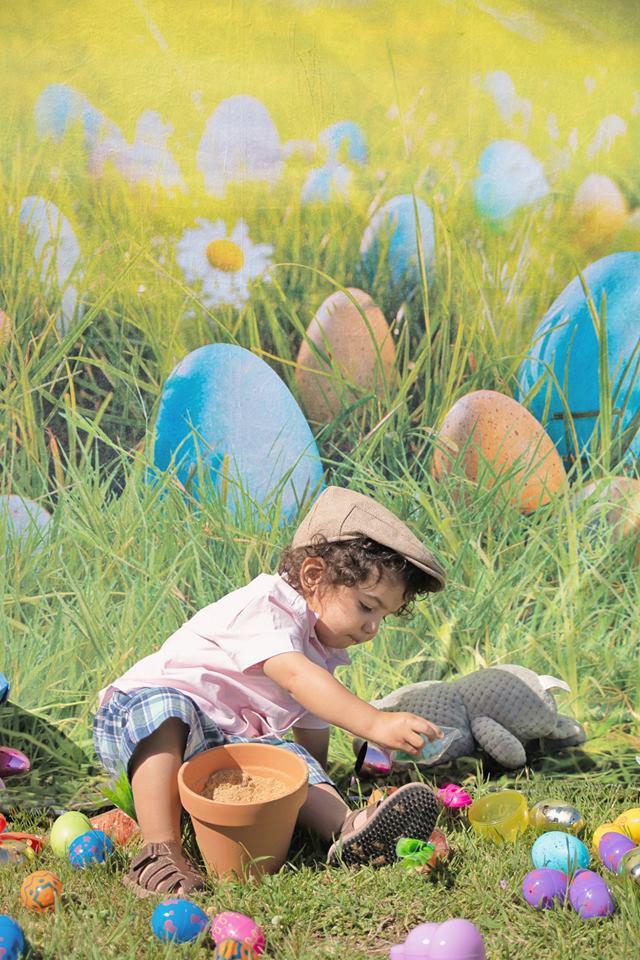 Katebackdrop£ºKate Happy Easter Eggs Spring Flowers Backdrop