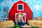 Kate Plaisir de la Grange Été Enfants Toile de fond conçue par Arica Kirby - Kate Backdrop FR