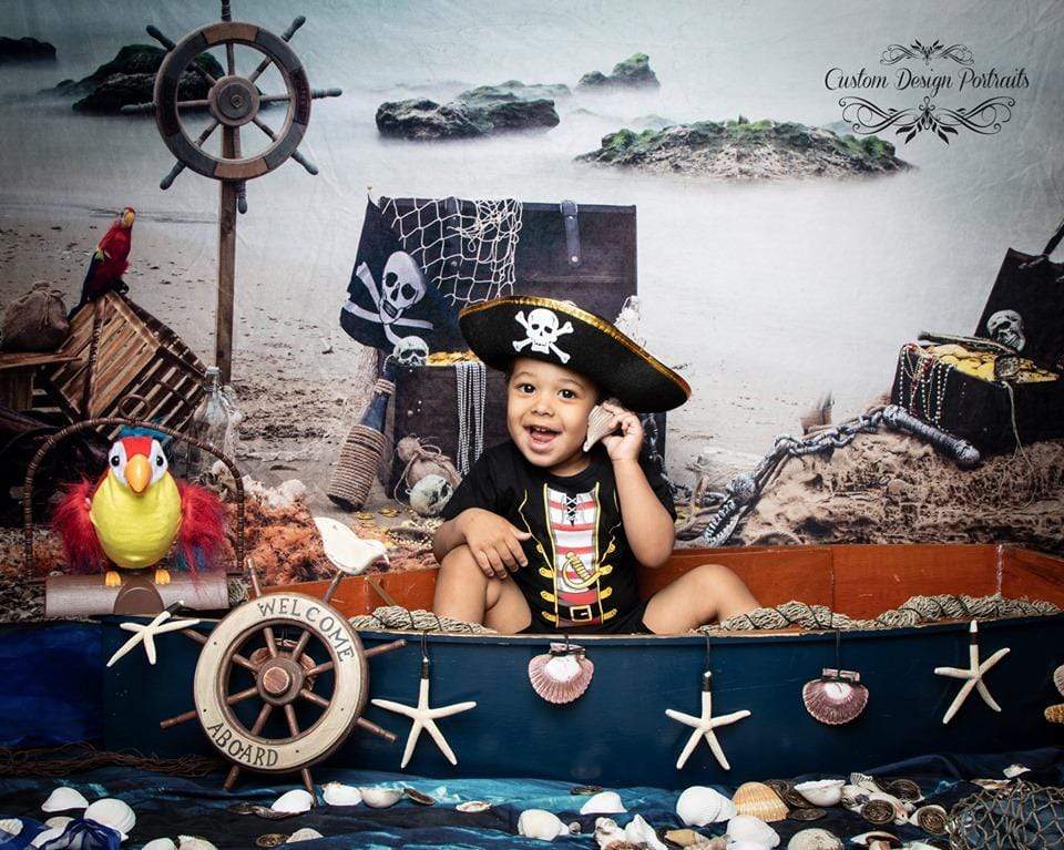 Katebackdrop£ºKate Summer Sea Pirate backdrop designed by studio gumot