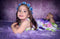 Katebackdrop£ºKate Dark Purple Abstract Texture Backdrop Designed by JFCC