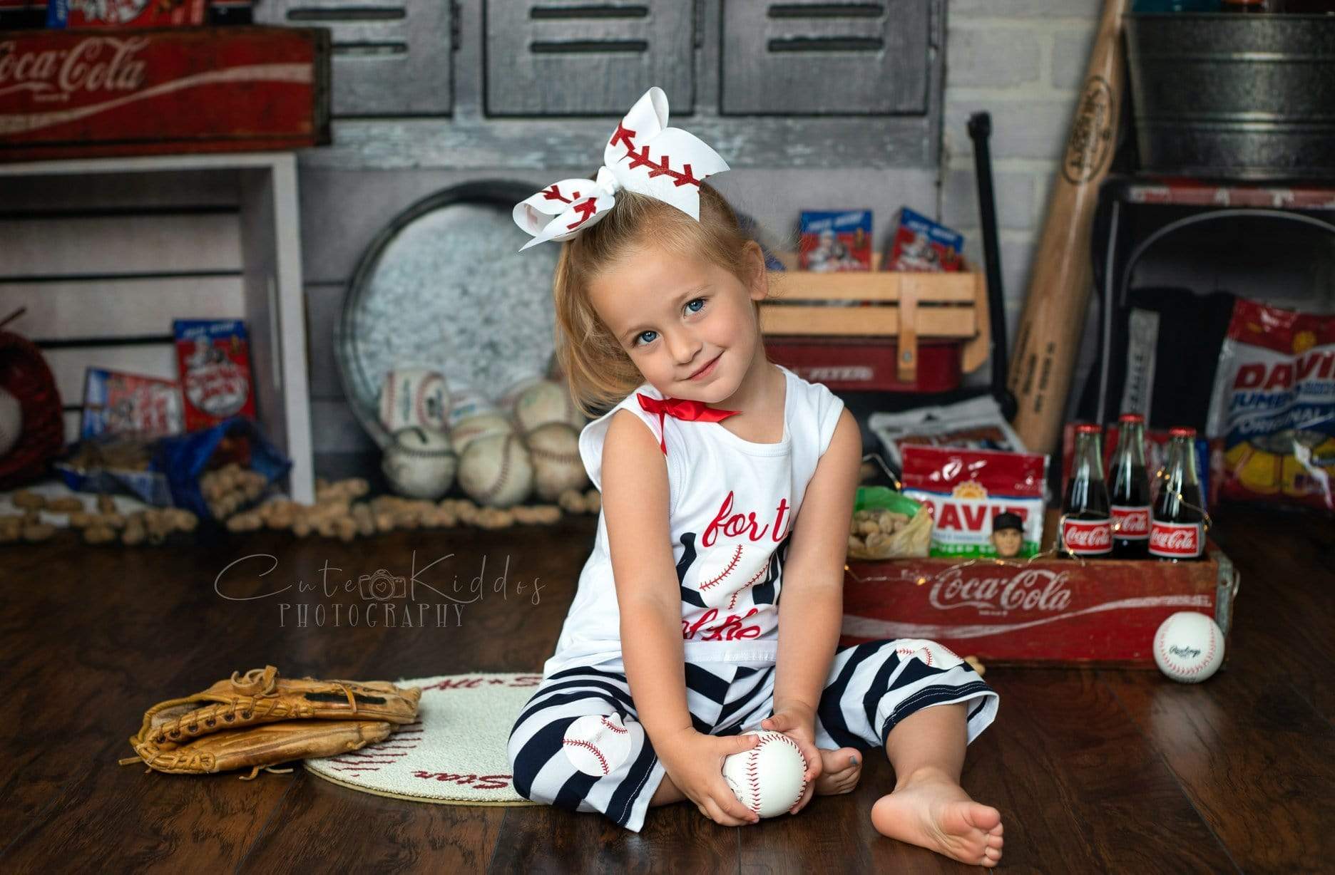 Katebackdrop£ºKate Vintage Baseball Sport Backdrop for Photography Designed By Erin Larkins