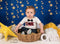 Katebackdrop£ºKate Night Sky with Bling Stars and Clouds Children Backdrop for Photography Designed by JFCC
