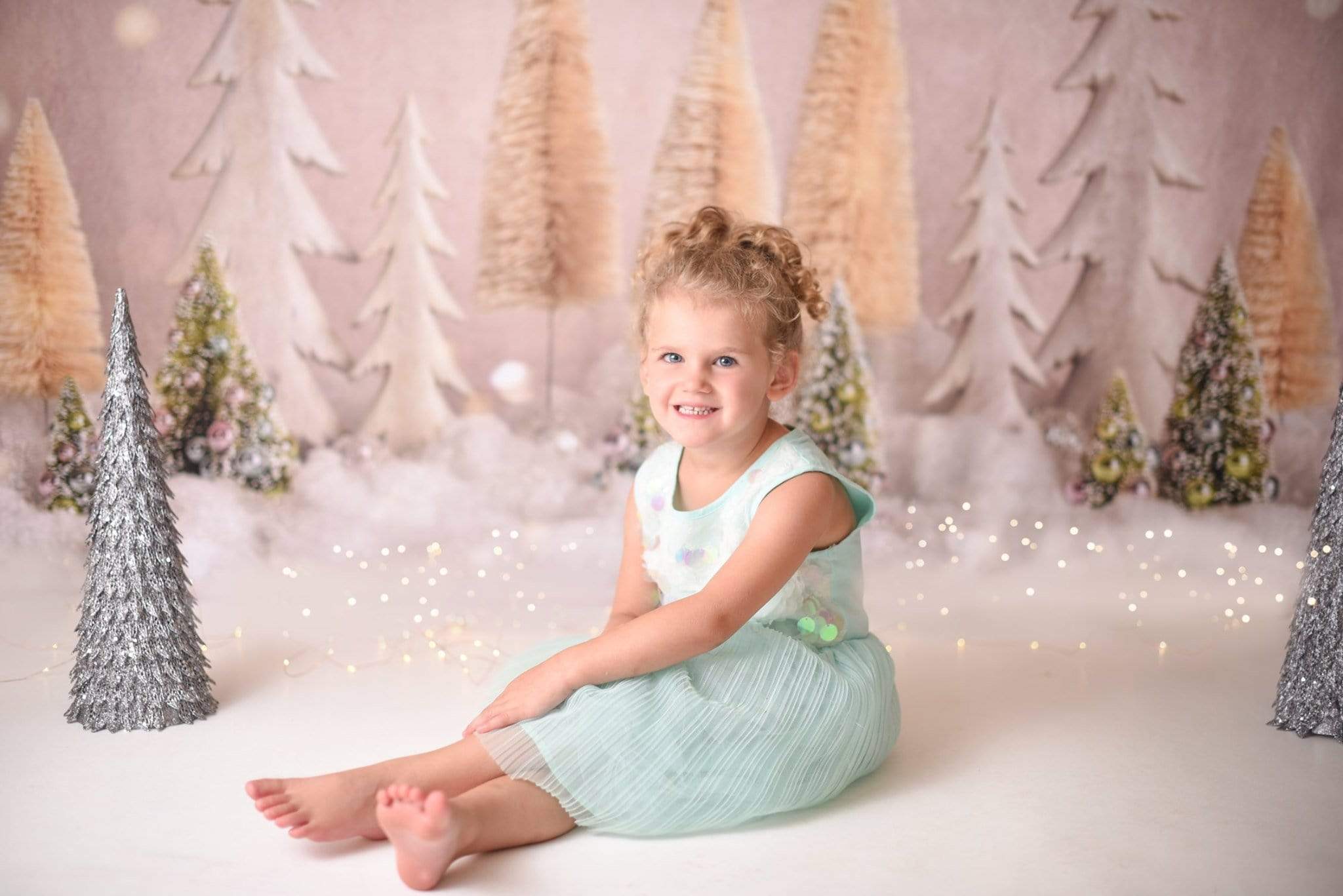 Kate Arbres de Noël Élégant Paillettes Toile de fond conçue par Mandy Ringe Photography - Kate Backdrop FR