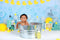 Kate Enfants Canard Jaune Bulles Ballons Toile de fond pour la photographie - Kate Backdrop FR