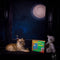 Katebackdrop£ºKate Window Night with Moon and Star View Backdrop Designed By Jerry_Sina