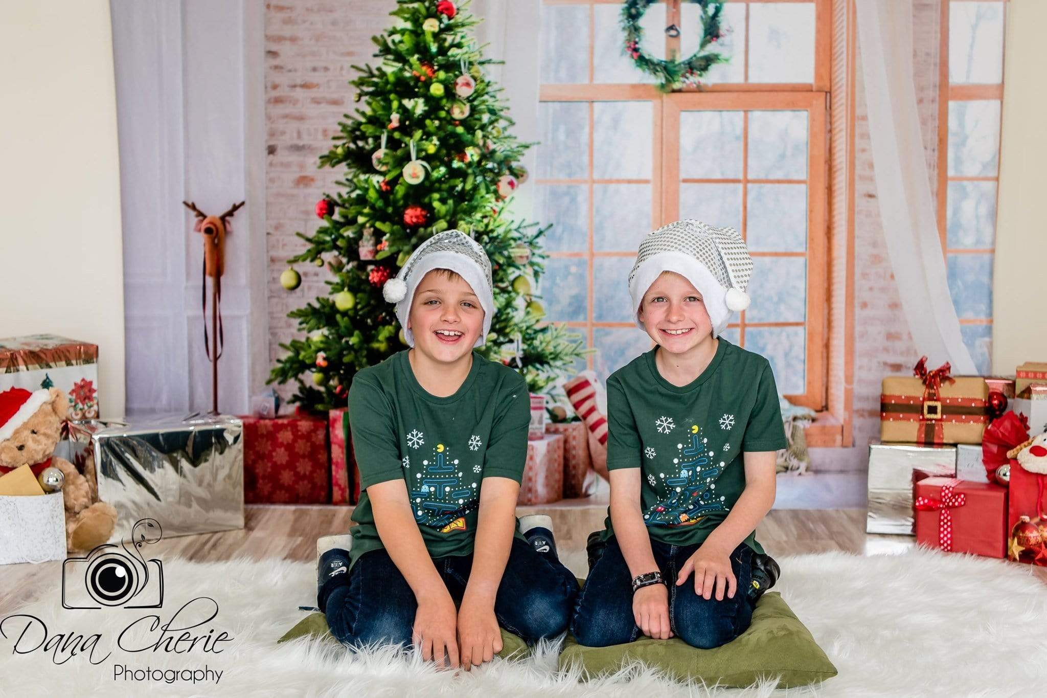 Katebackdrop£ºKate Christmas Gifts Room Decoration Window View Backdrop