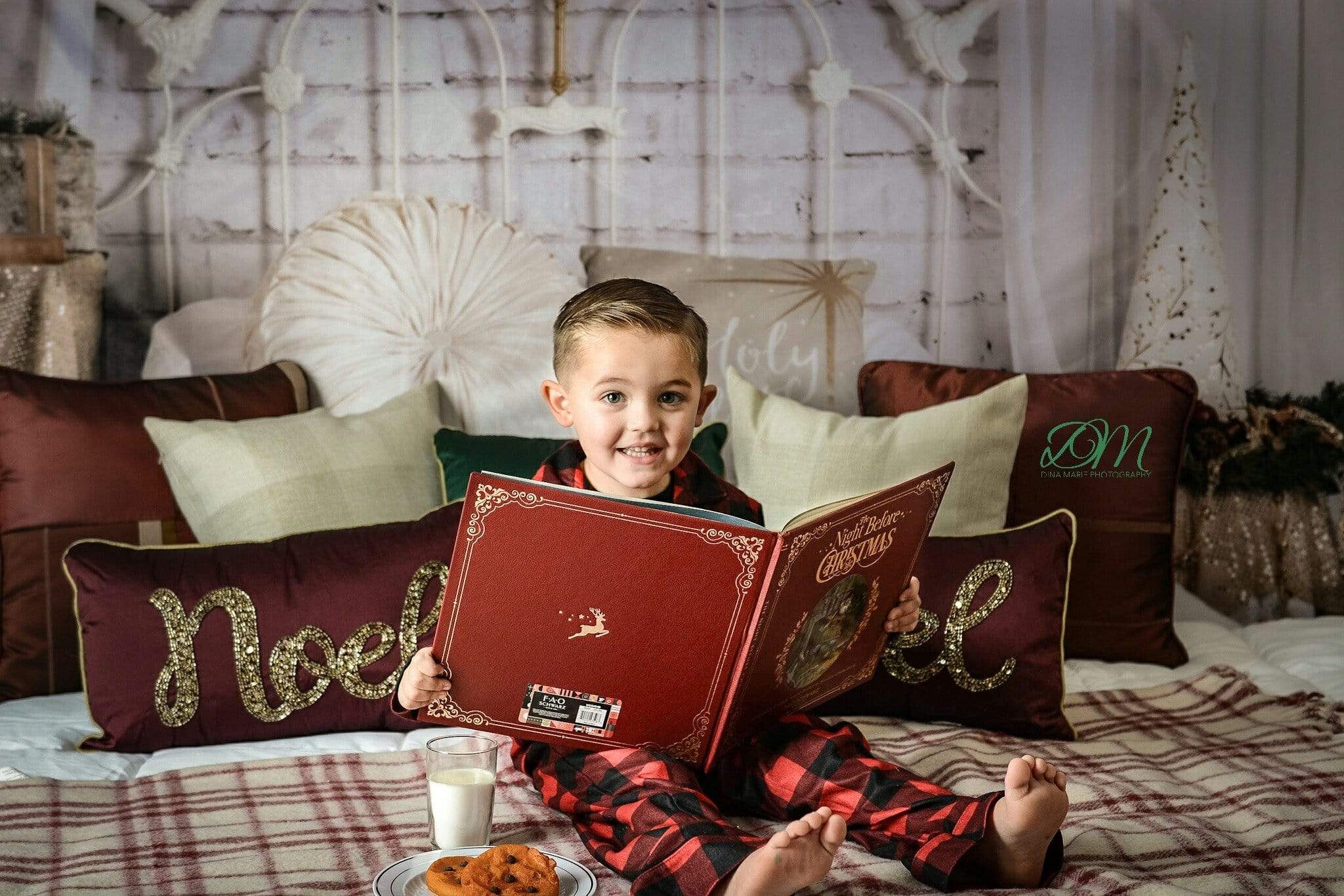 Katebackdrop£ºKate Christmas Headboard Mattress Backdrop Designed By Angela Marie Photography