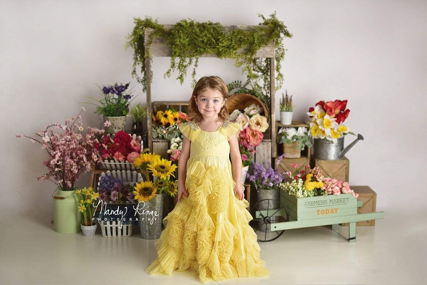 Katebackdrop£ºKate Spring Flower Stand Backdrop Designed By Mandy Ringe Photography