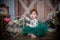 Kate Anniversaire Printemps Porte en bois Fleurs Toile de fond conçue par Jerry_Sina - Kate Backdrop FR