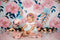 Kate Toile de fond de fleurs printanières rétro conçue par JFCC - Kate Backdrop FR