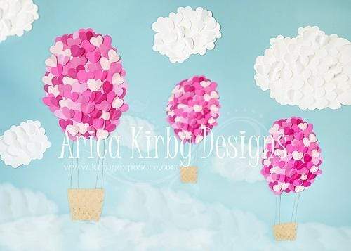 Katebackdrop£ºKate La Saint-Valentin Heart Balloons Backdrop Designed By Arica Kirby