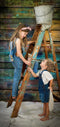 Kate Texture Plancher Bois ancien Toile de fond conçue par Chain Photography - Kate Backdrop FR