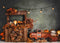 Kate Marché Automne Halloween Camion Toile de fond conçu par Rose Abbas - Kate Backdrop FR