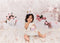 Kate Mur de briques Étoiles Fleurs Toile de fond pour la photographie - Kate Backdrop FR