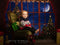 Kate Fenêtre Sapin de Noël Wapiti Lune Toile de fond conçue par Chain Photography - Kate Backdrop FR
