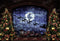 Kate Wapiti Noël Fenêtre Lune Toile de fond pour la photographie - Kate Backdrop FR
