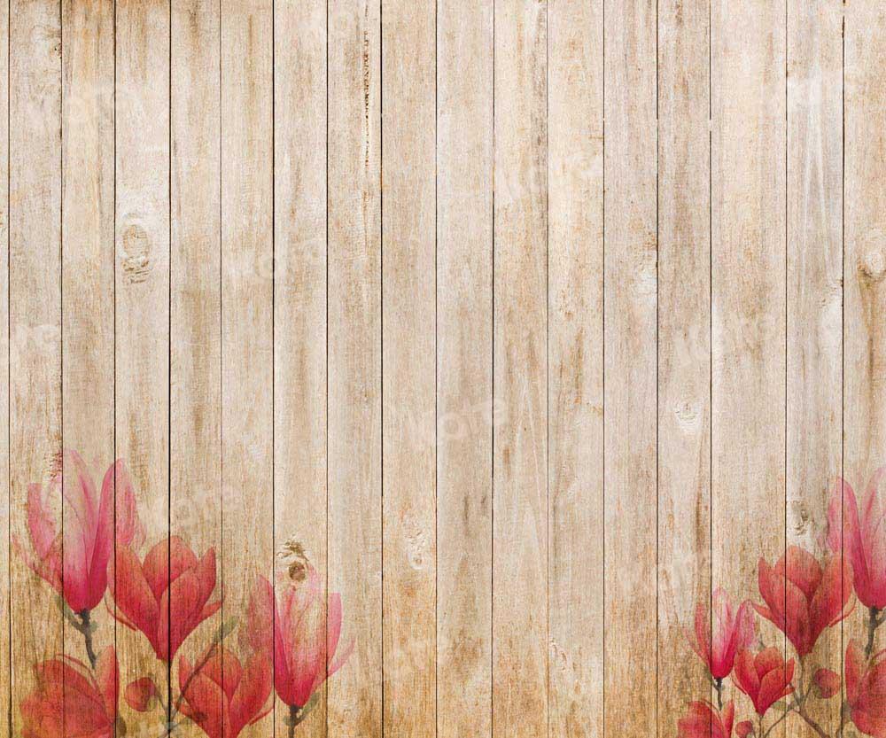 Kate Grain de bois Toile de fond Fleur Printemps conçu par Chain photographie