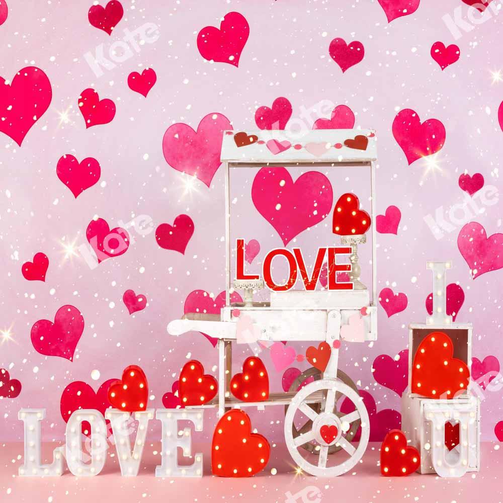 Kate Saint-Valentin Rose LOVE Camion de vente Toile de fond conçu par Emetselch