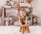 Kate Saint-Valentin Boho Doux Roses Toile de fond conçue par Mandy Ringe - Kate Backdrop FR