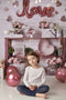 Kate Saint-Valentin Doré Rose Toile de fond conçue par Mandy Ringe - Kate Backdrop FR