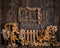 Kate Ours en peluche Mur en bois Brun Enfant Toile de fond conçue par Rose Abbas - Kate Backdrop FR