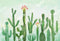 Kate Toile de fond de cactus de plante verte conçue par Uta Mueller Photographie - Kate Backdrop FR