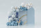 Kate Ballons Boho Bleu Enfant Toile de fond conçue par Uta Mueller Photographie - Kate Backdrop FR