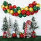 Kate Ballons Vert Rouge Jaune Noël Arbres Toile de fond pour la photographie - Kate Backdrop FR