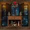 Kate Placard Fenêtre Nuit Noël Toile de fond pour la photographie - Kate Backdrop FR