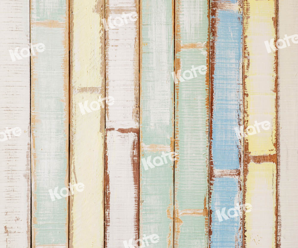 Kate Toile de fond abstraite en bois coloré conçue par Kate Image