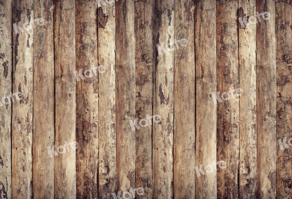Kate Toile de fond marron vieux grain de bois conçue par Kate Image