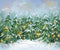 Kate Hiver Neige Arbres Noël Toile de fond conçue par GQ - Kate Backdrop FR