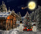 Kate Arbre Maison en bois Nuit Noël Toile de fond pour la photographie - Kate Backdrop FR