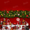 Kate Casse-noisette Pain d'épice Noël Rouge Toile de fond pour la photographie - Kate Backdrop FR