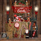 Kate Bois Pain d'épice Noël Chocolat chaud Toile de fond pour la photographie - Kate Backdrop FR