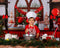 Kate Cuisine Brun Rouge Noël Vacances Toile de fond Conçu par Mini MakeBelieve - Kate Backdrop FR