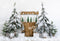 Kate Étagère Sapin de Noël Neige Blanc Toile de fond conçu par Emetselch - Kate Backdrop FR
