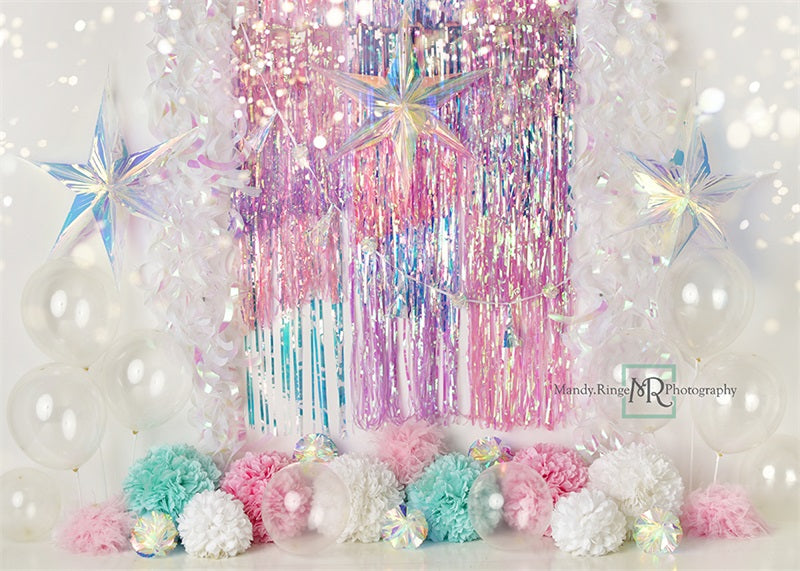 Kate Fête Scintillante Arc-en-ciel Toile de fond conçu par Mandy Ringe - Kate Backdrop FR