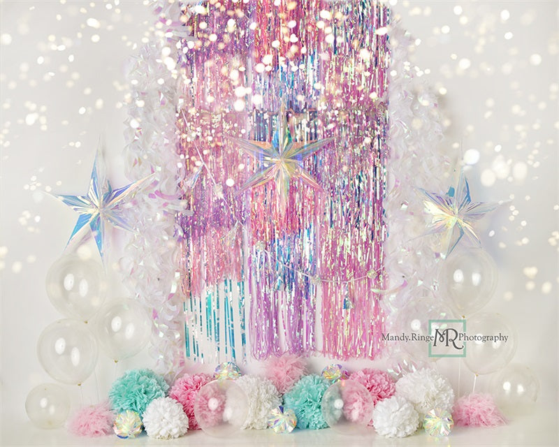 Kate Fête Scintillante Arc-en-ciel Toile de fond conçu par Mandy Ringe - Kate Backdrop FR