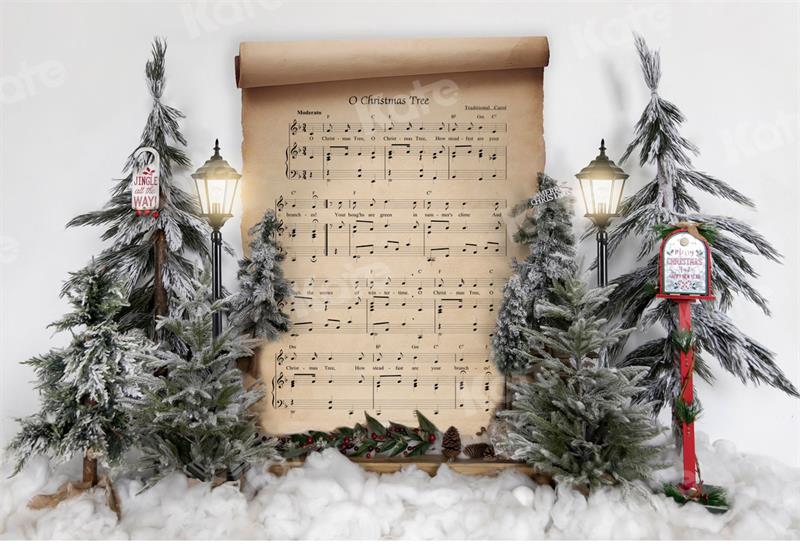 Kate Livre de chansons Noël Toile de fond conçue par Uta Mueller Photographie - Kate Backdrop FR