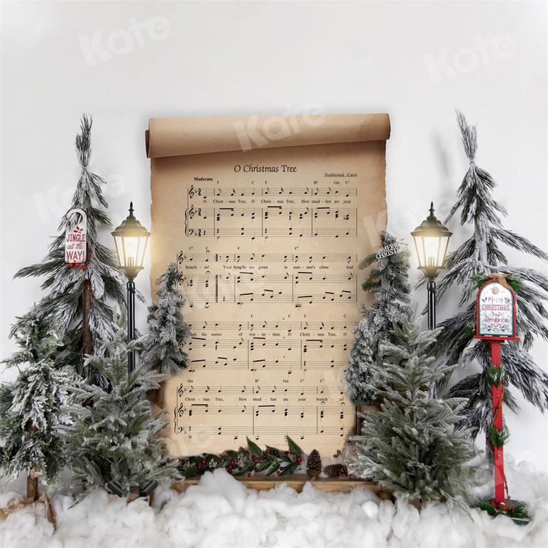 Kate Livre de chansons Noël Toile de fond conçue par Uta Mueller Photographie